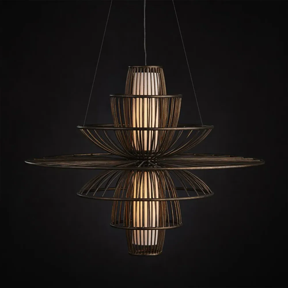 Kenji Mid Century Chandelier - Copper, Iron