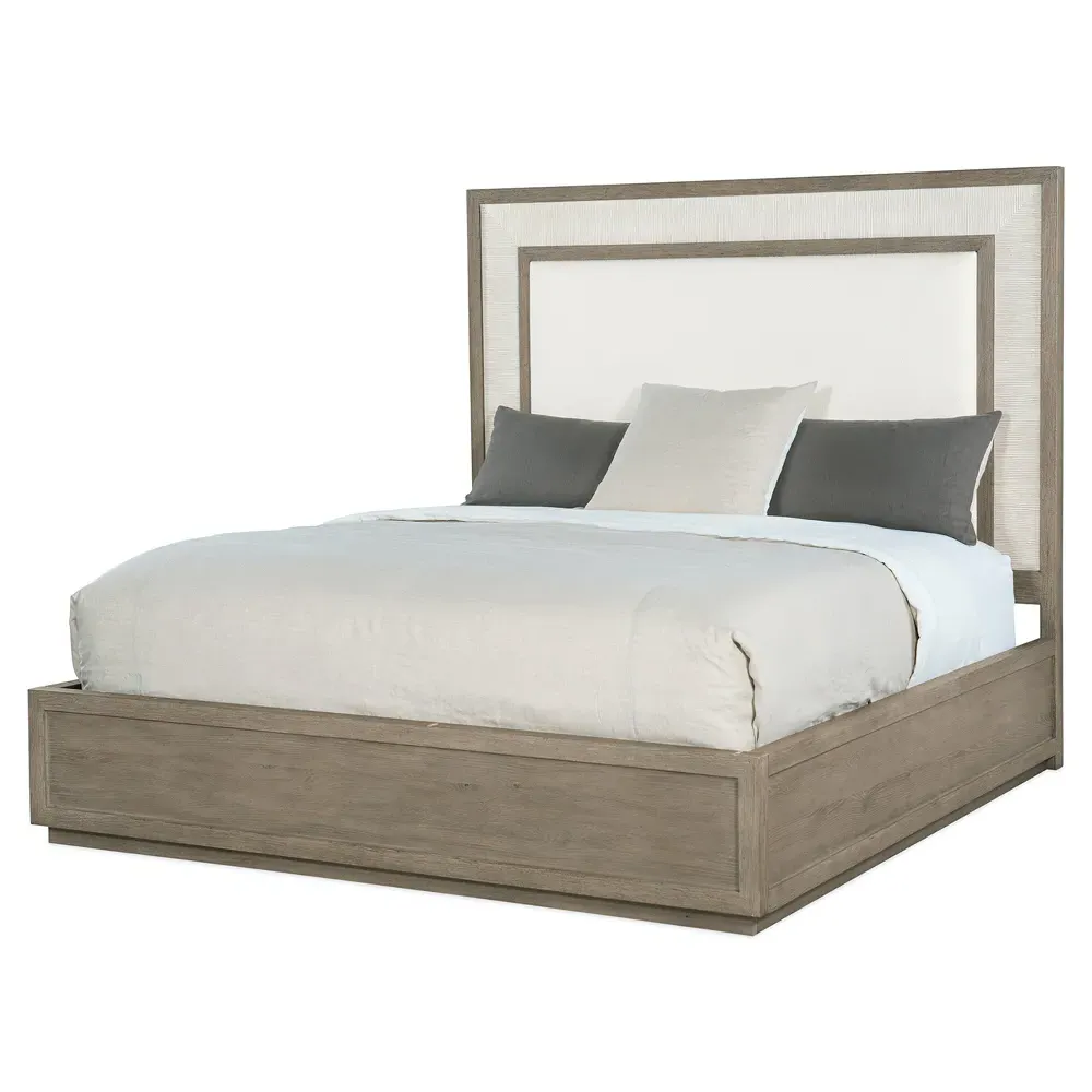 Kenneth California King Size Bed Frame - Brown, Oak