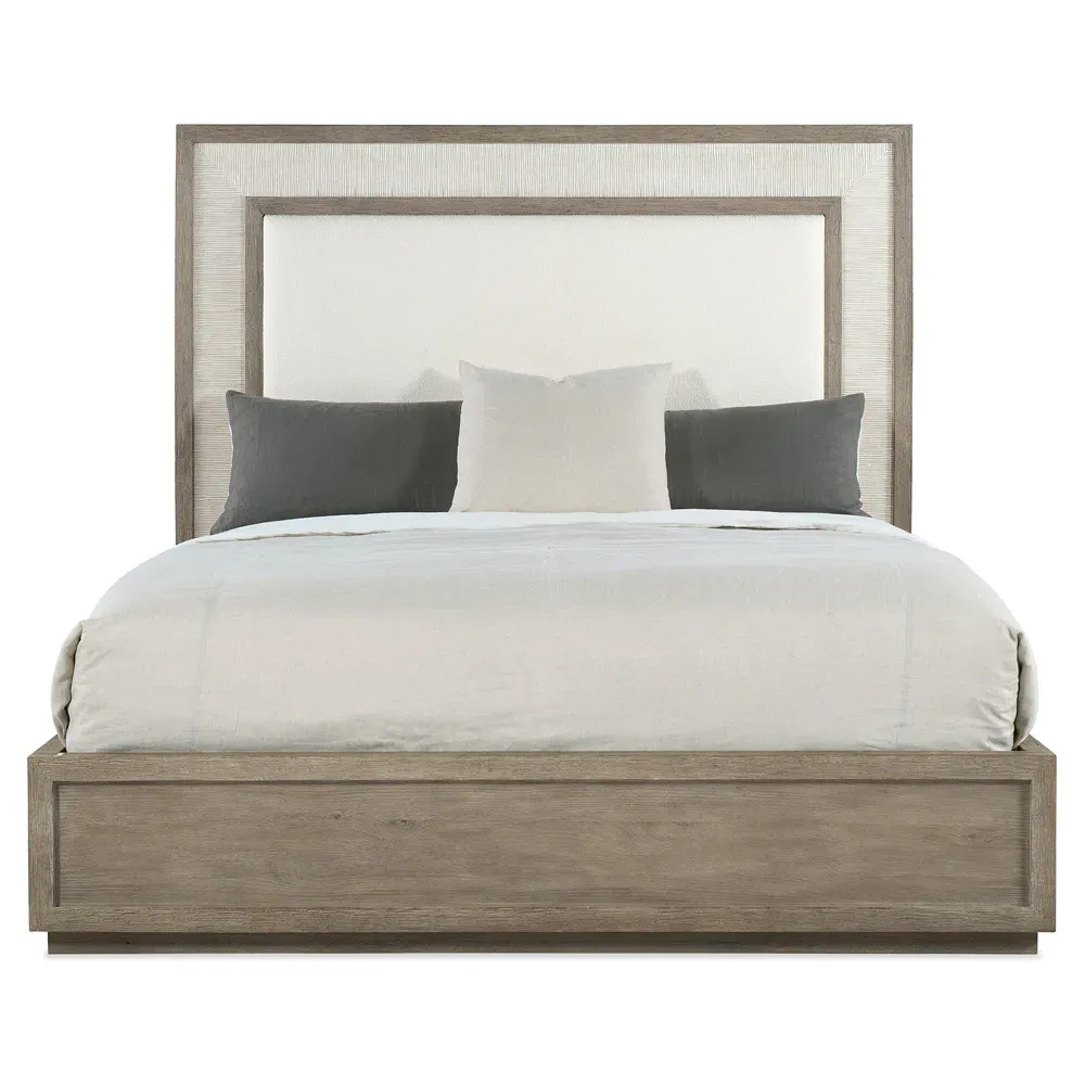 Kenneth California King Size Bed Frame - Brown, Oak image