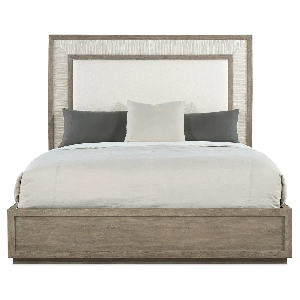 Kenneth King Size Bed Frame - Brown, Oak