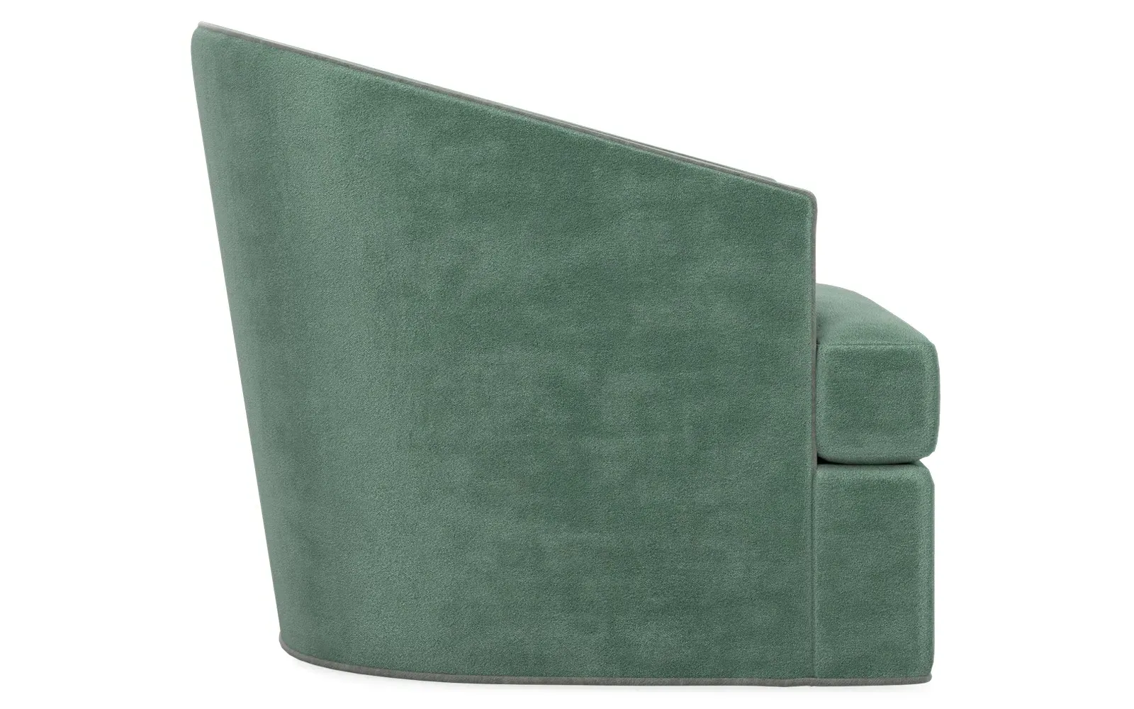 Kensley Performance Velvet Swivel Chair - Stone Pine