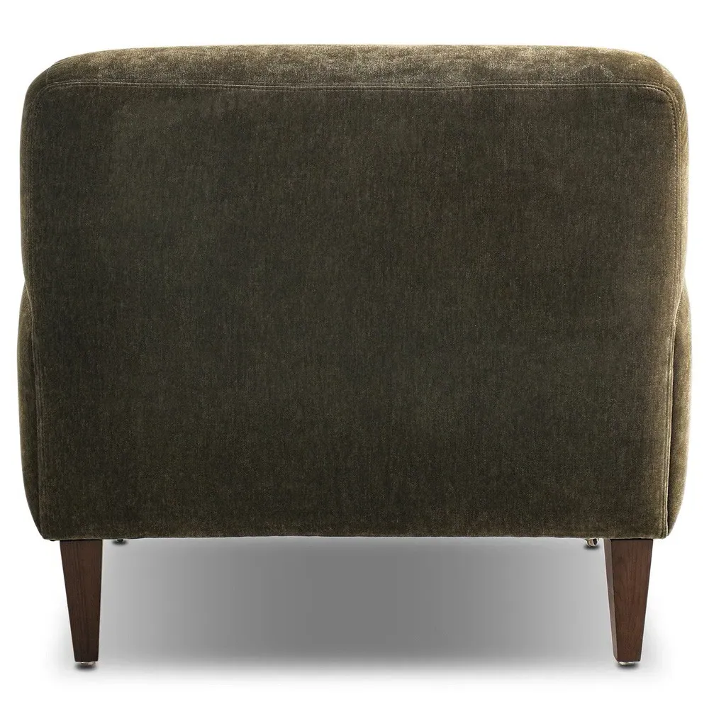 Kent Malmo Arm Chair - Olive, Velvet