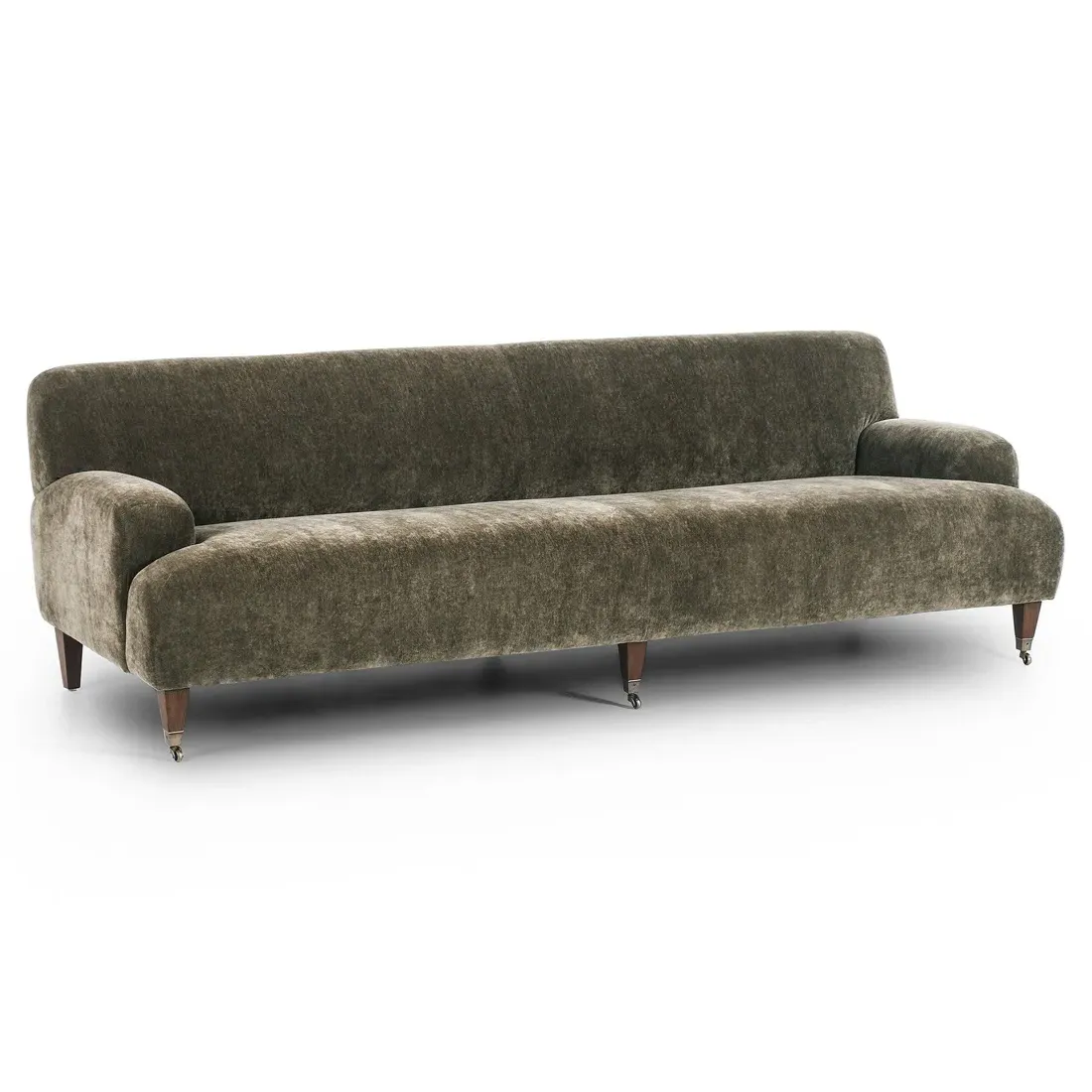 Kent Malmo Sofa - Olive, Velvet