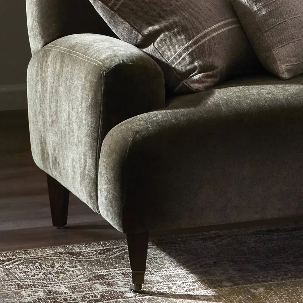 Kent Malmo Sofa - Olive, Velvet