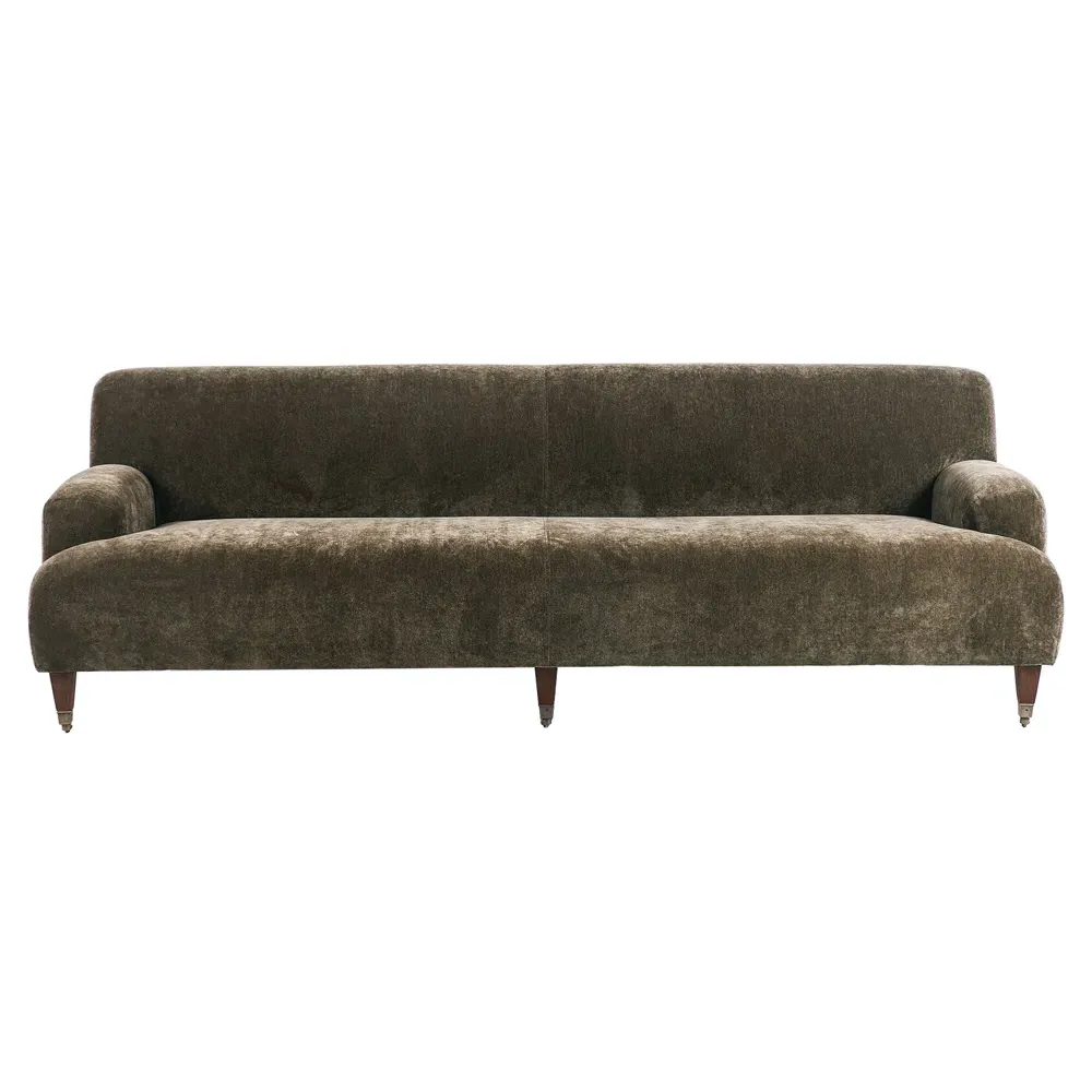 Kent Malmo Sofa - Olive, Velvet