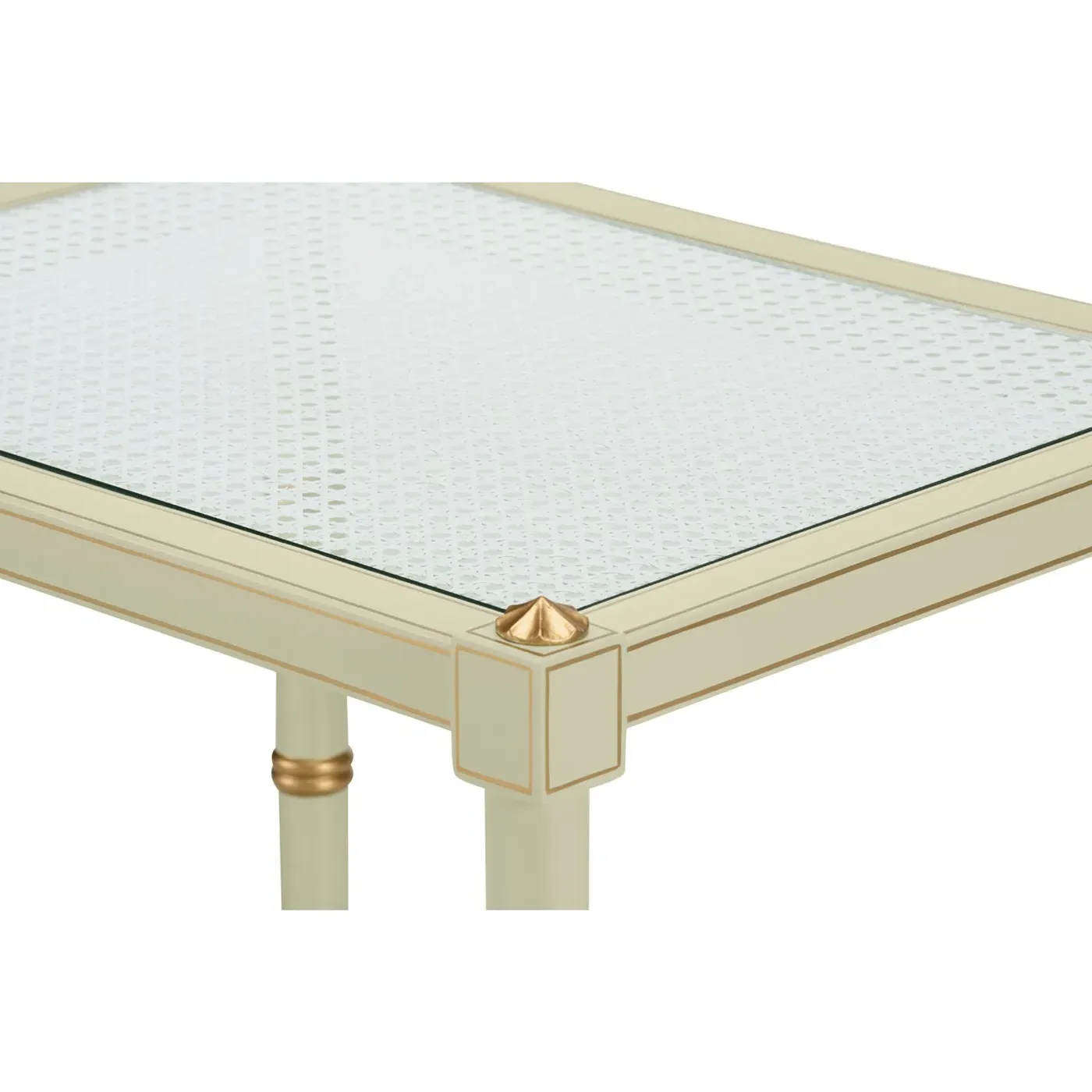 Keshia Rectangular End Table - Green, Rubberwood