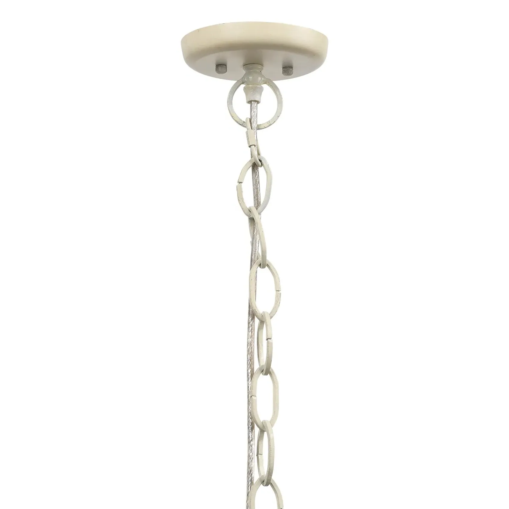 Kevin Single Pendant Light - Off White, Mango Wood