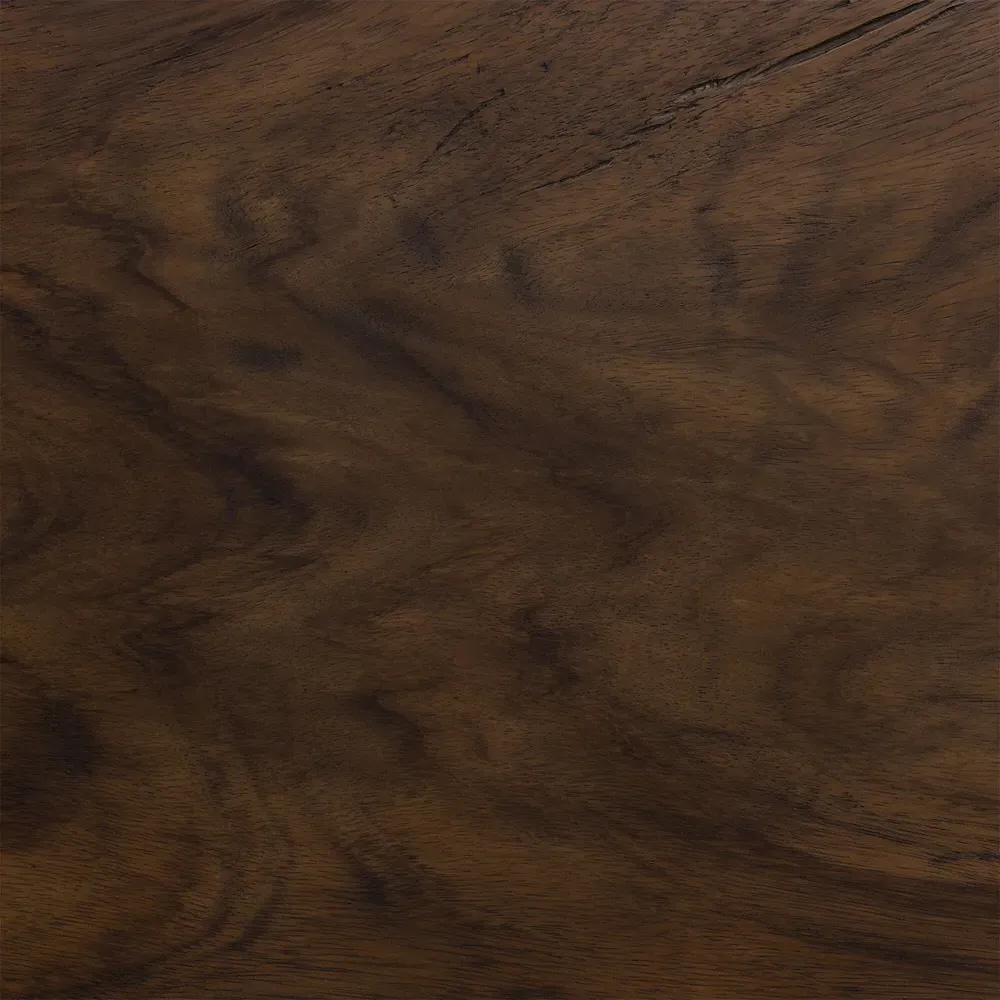 Khalil Demilune Executive Desk - Dark Brown, Wood