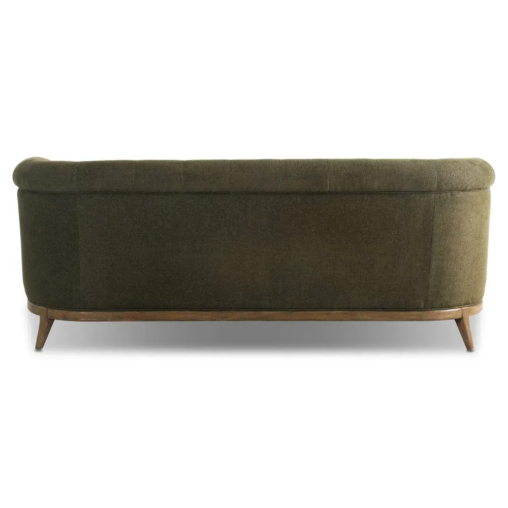 Khloe Tufted Sofa - Green, Parawood