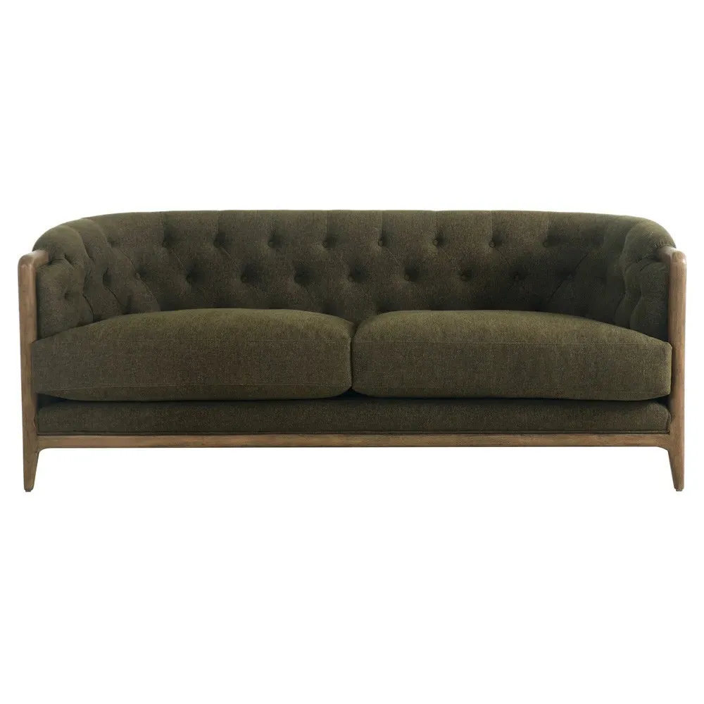 Khloe Tufted Sofa - Green, Parawood image