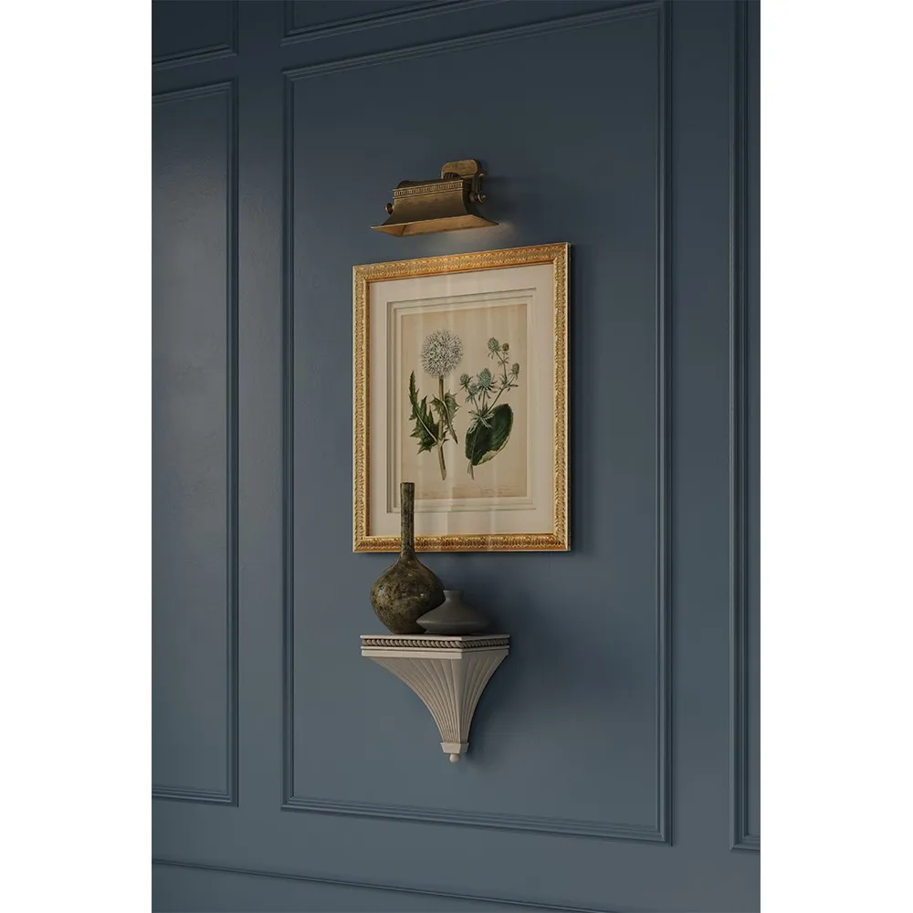 Kiana Cottage Florals III Gold Leaf Frame Illustration - Green