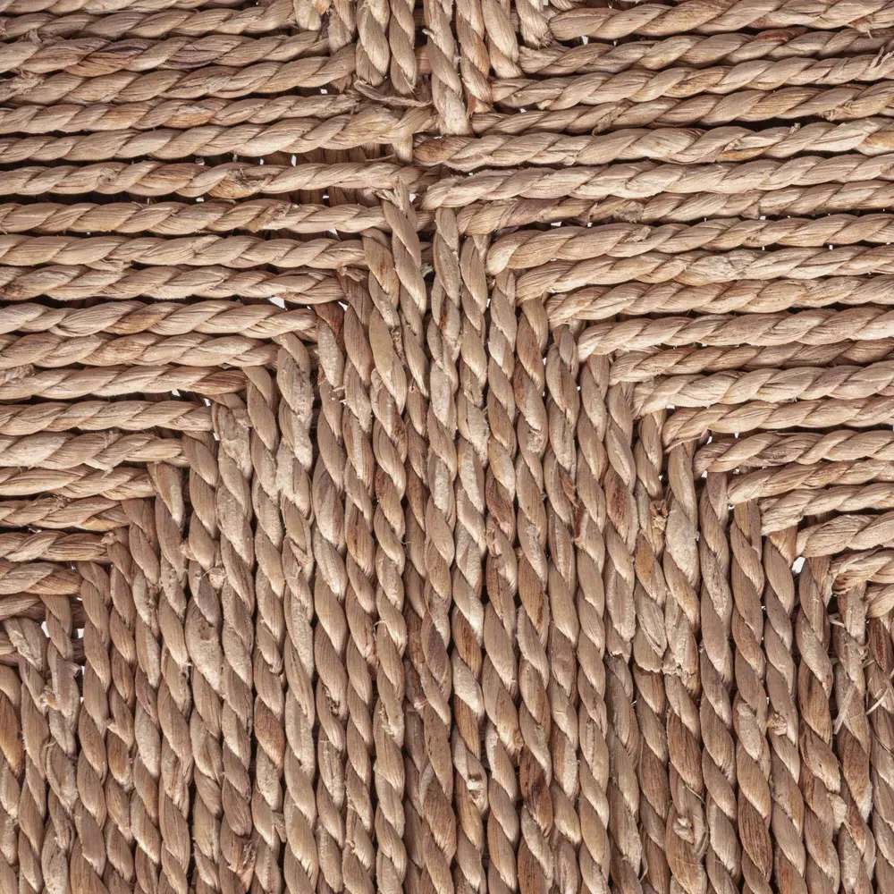 Kiara Woven Dining Side Chair Set of 2 - Brown, Water Hyacinth