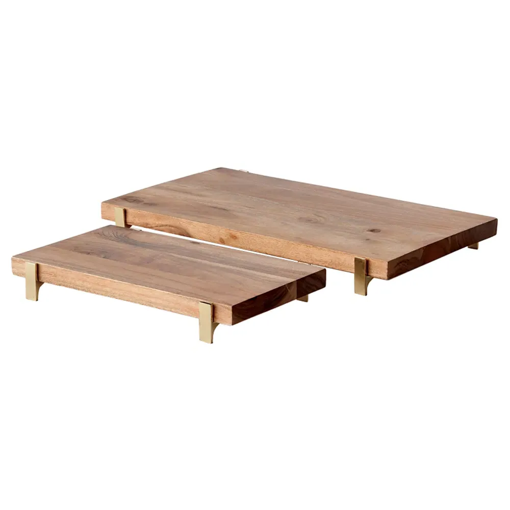 Kieran Serving Board Set - Natural, Acacia Wood image