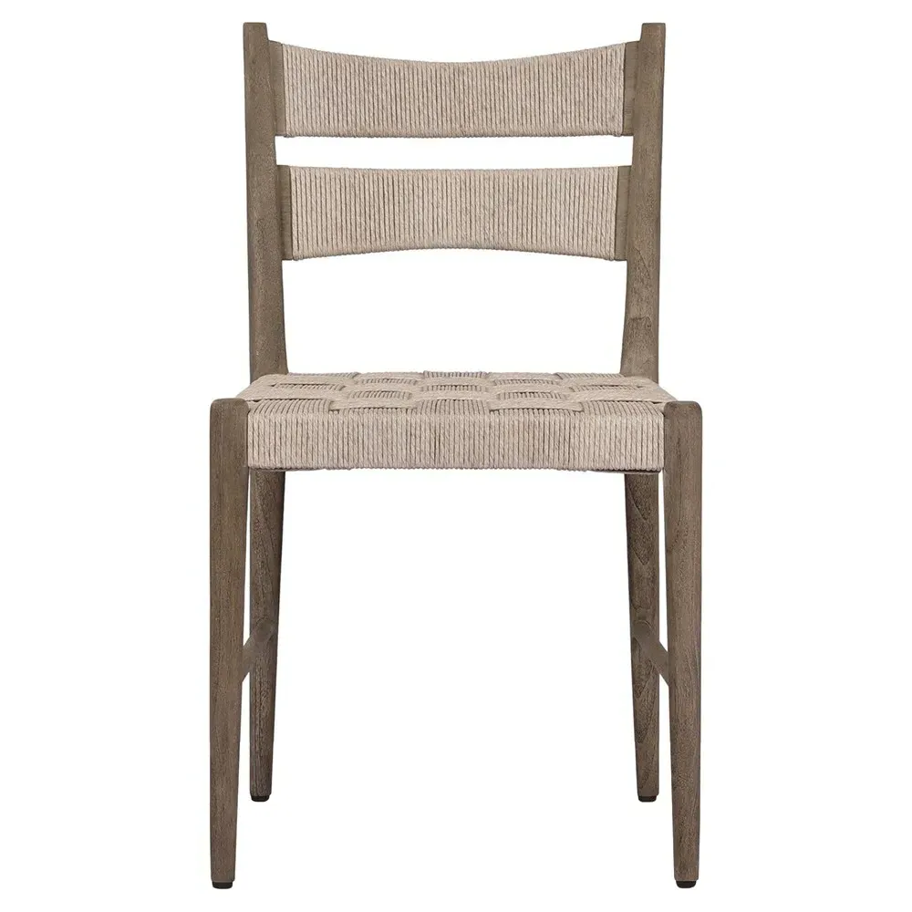 Killian Outdoor Dining Chair - Grey, Teak image