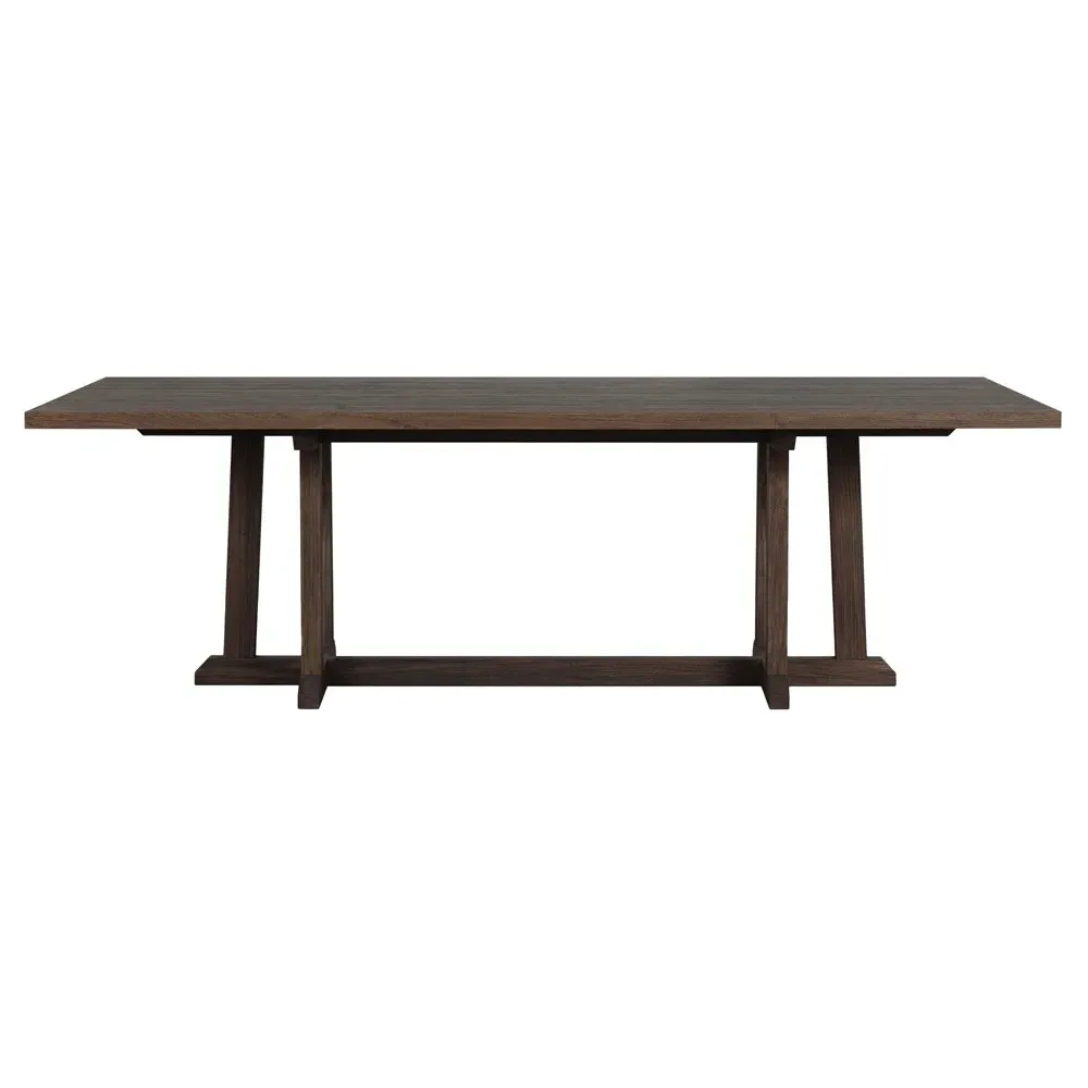 Kim Rectangular Outdoor Dining Table - Brown, Teak