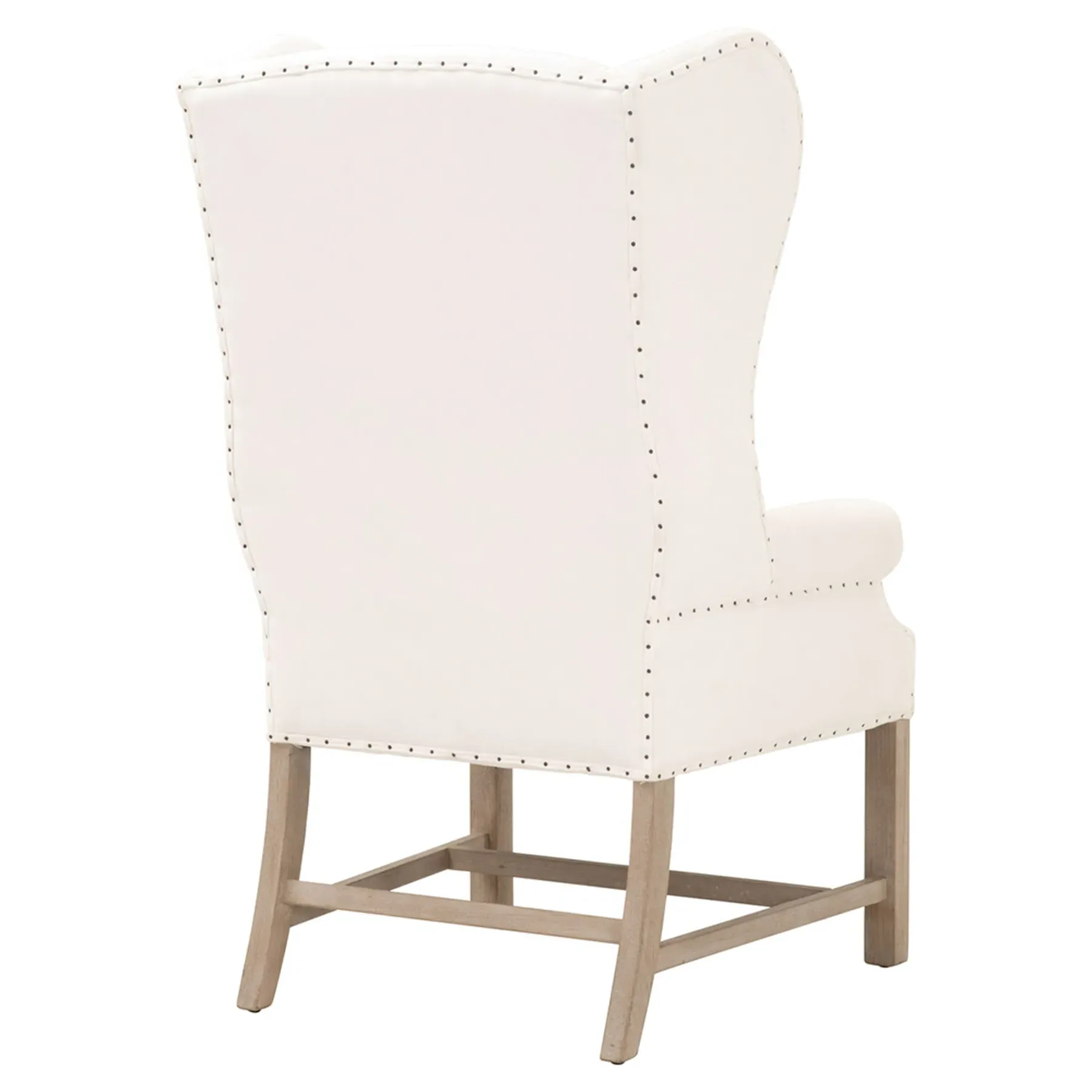 Kim Wing Dining Arm Chair - White, Ash Wood