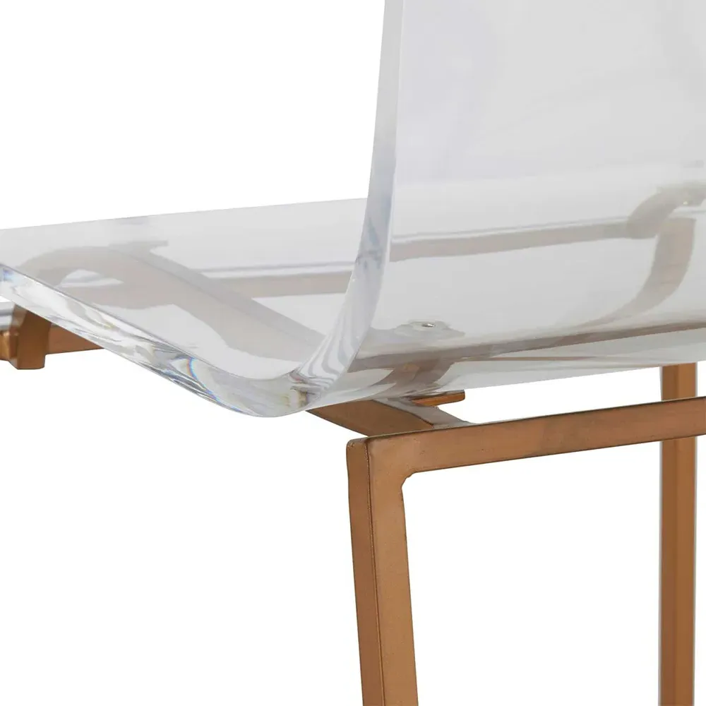 King Counter Stool - Clear, Acrylic