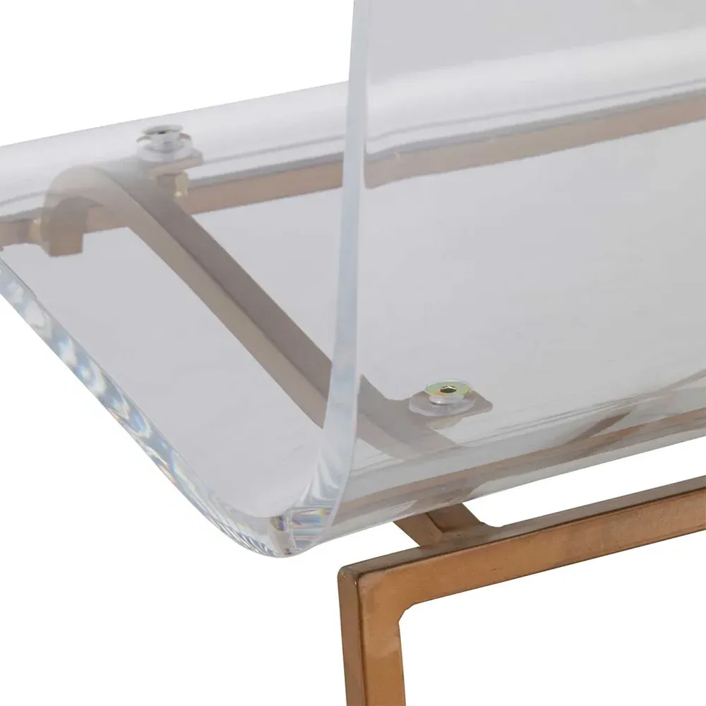 King Counter Stool - Clear, Acrylic