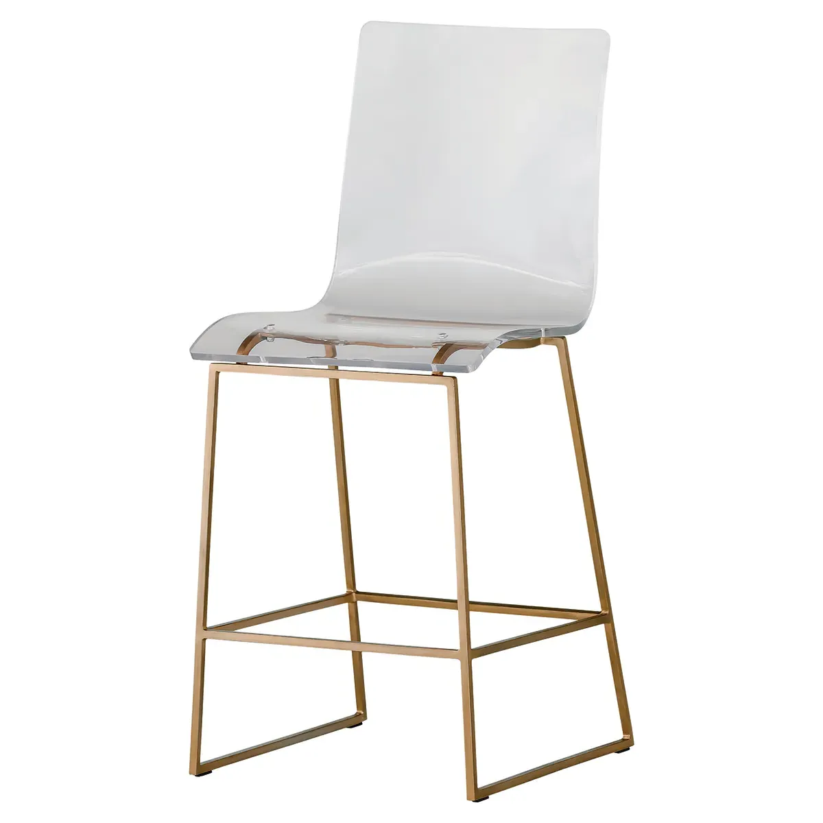 King Counter Stool - Clear, Acrylic image