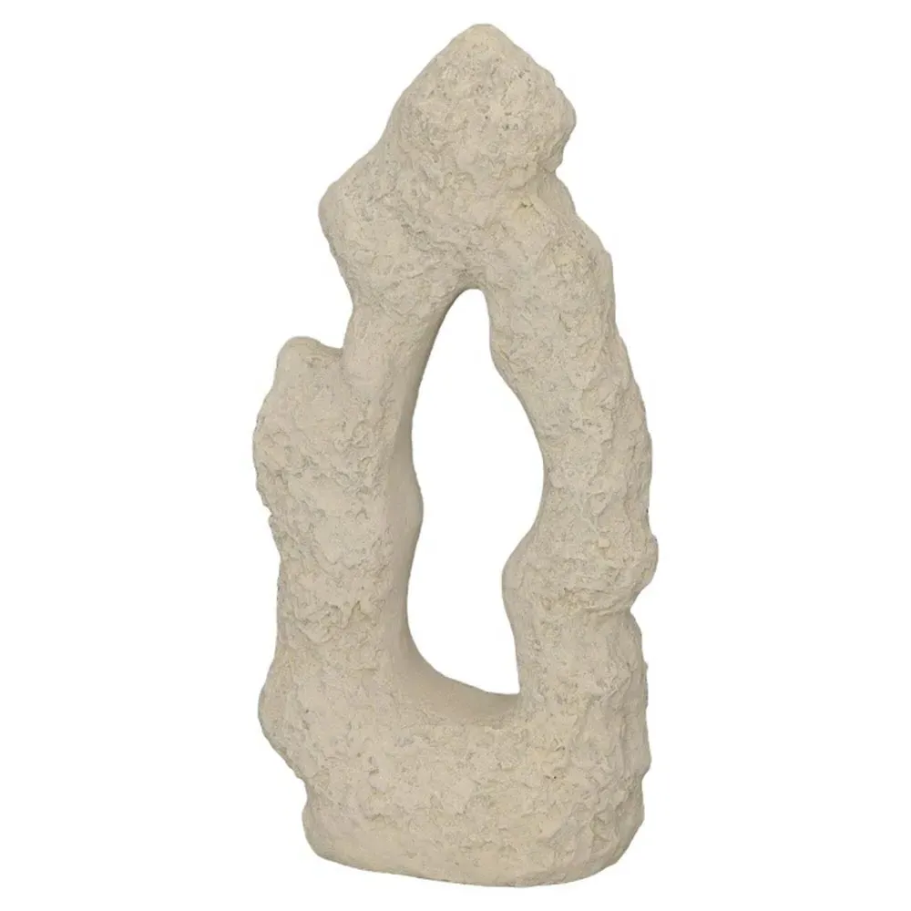 Kingsley Single Hole Sculpture - Beige, Resin