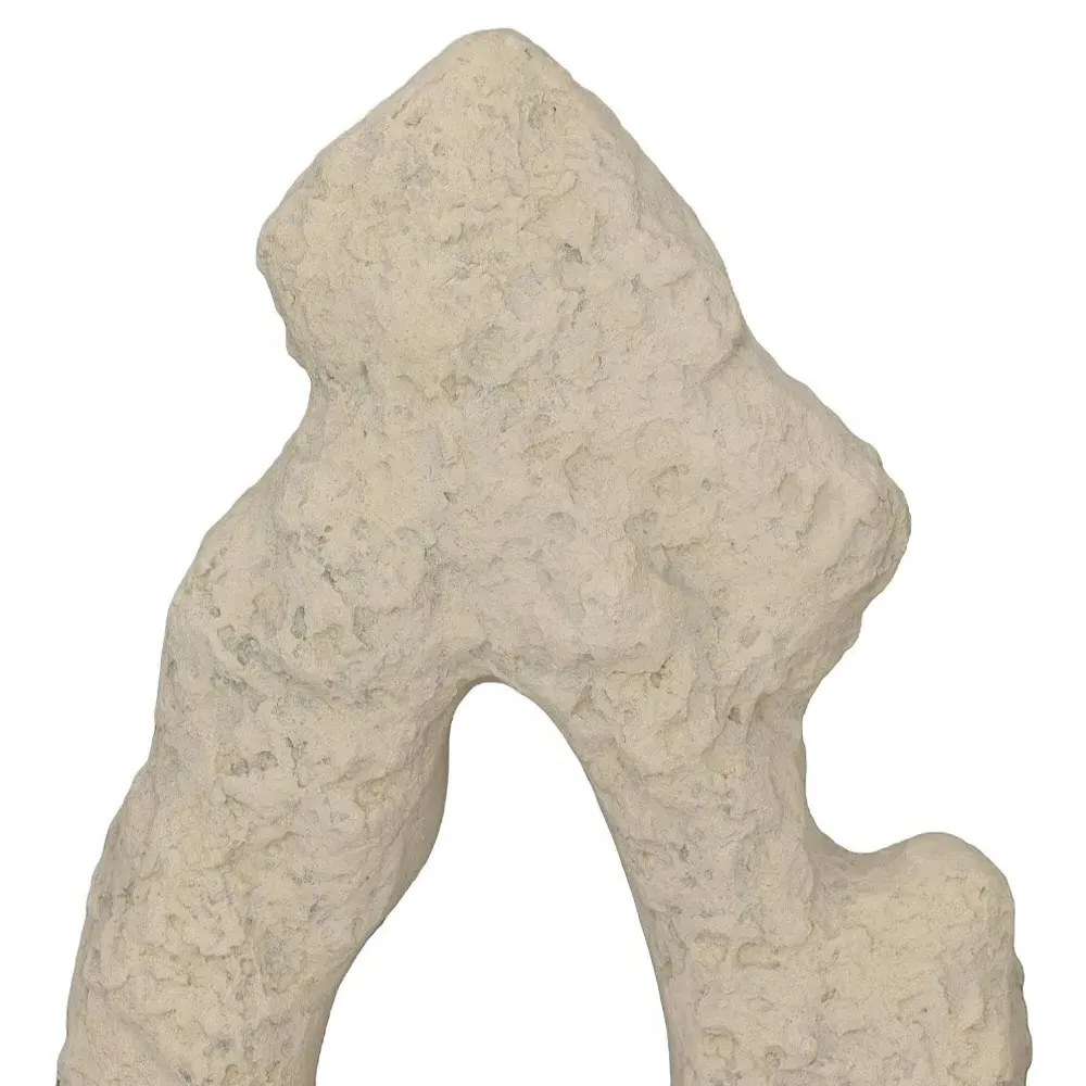 Kingsley Single Hole Sculpture - Beige, Resin