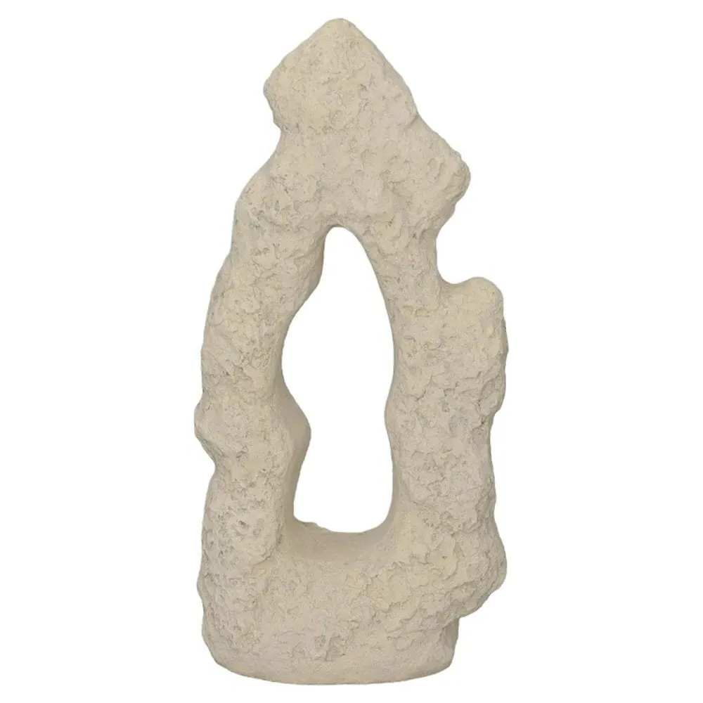 Kingsley Single Hole Sculpture - Beige, Resin image
