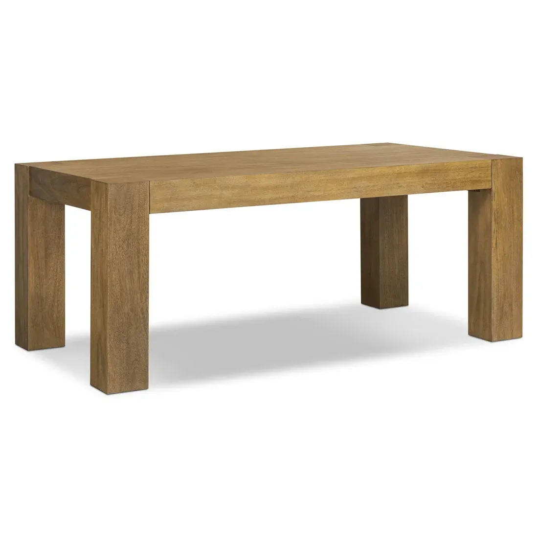 Kinsey Rectangular Dining Table - Brown, Parawood