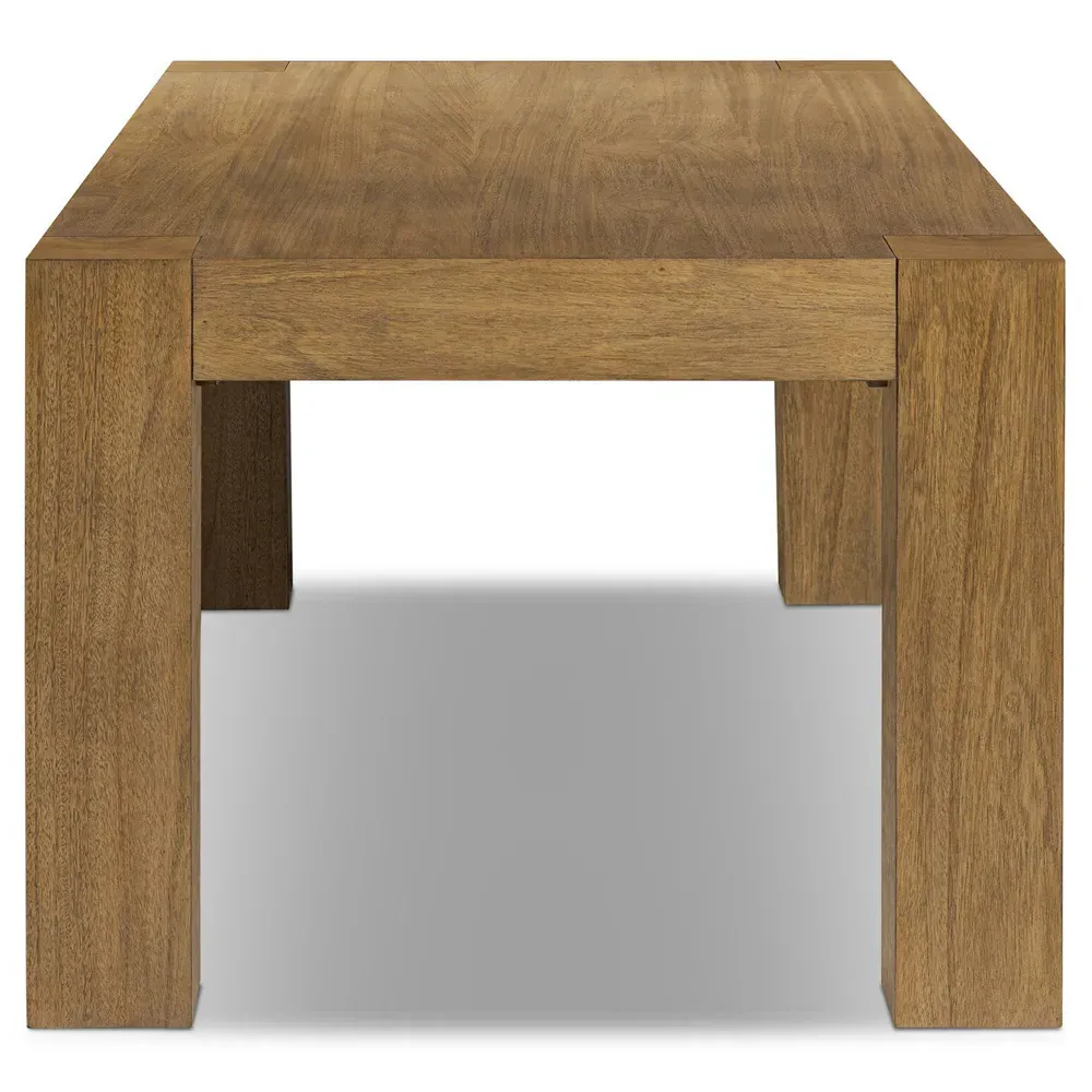 Kinsey Rectangular Dining Table - Brown, Parawood