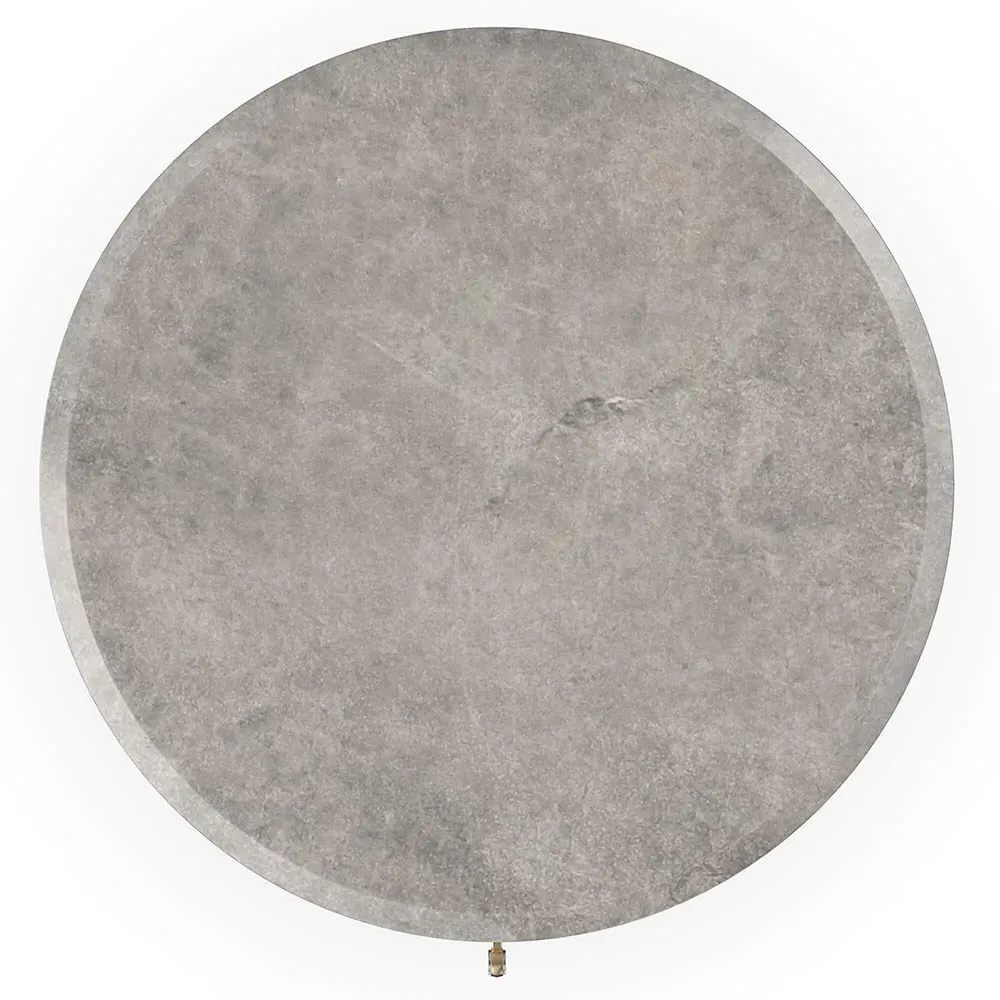 Kinsley Round Nightstand - Grey, Birch Wood