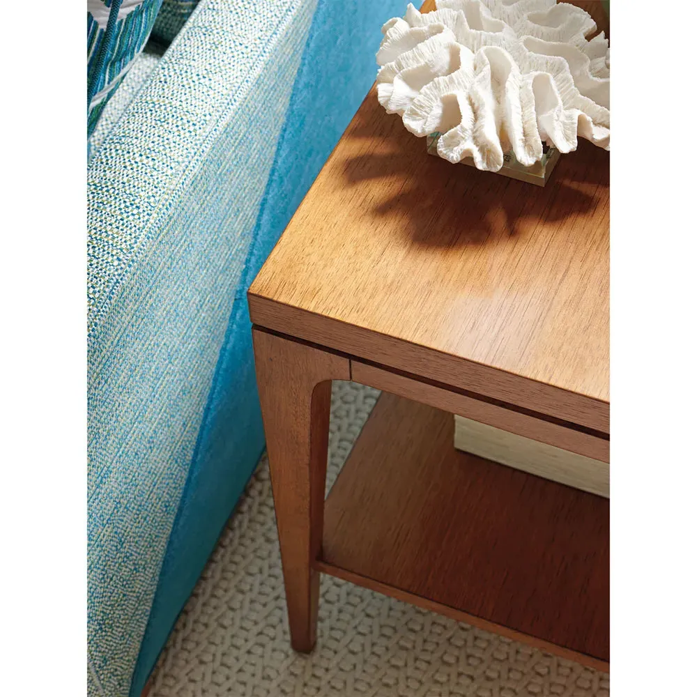 Kinsley Square Side Table - Brown, Hardwood