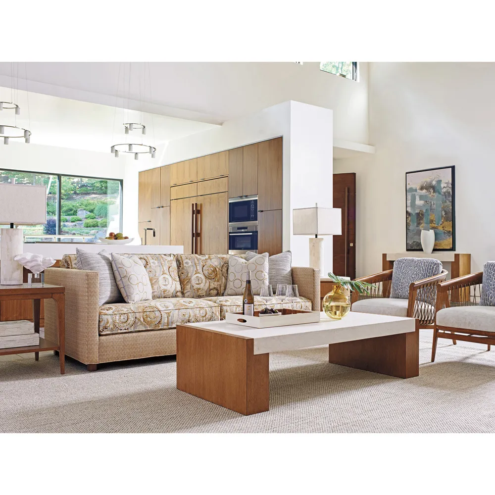 Kinsley Square Side Table - Brown, Hardwood