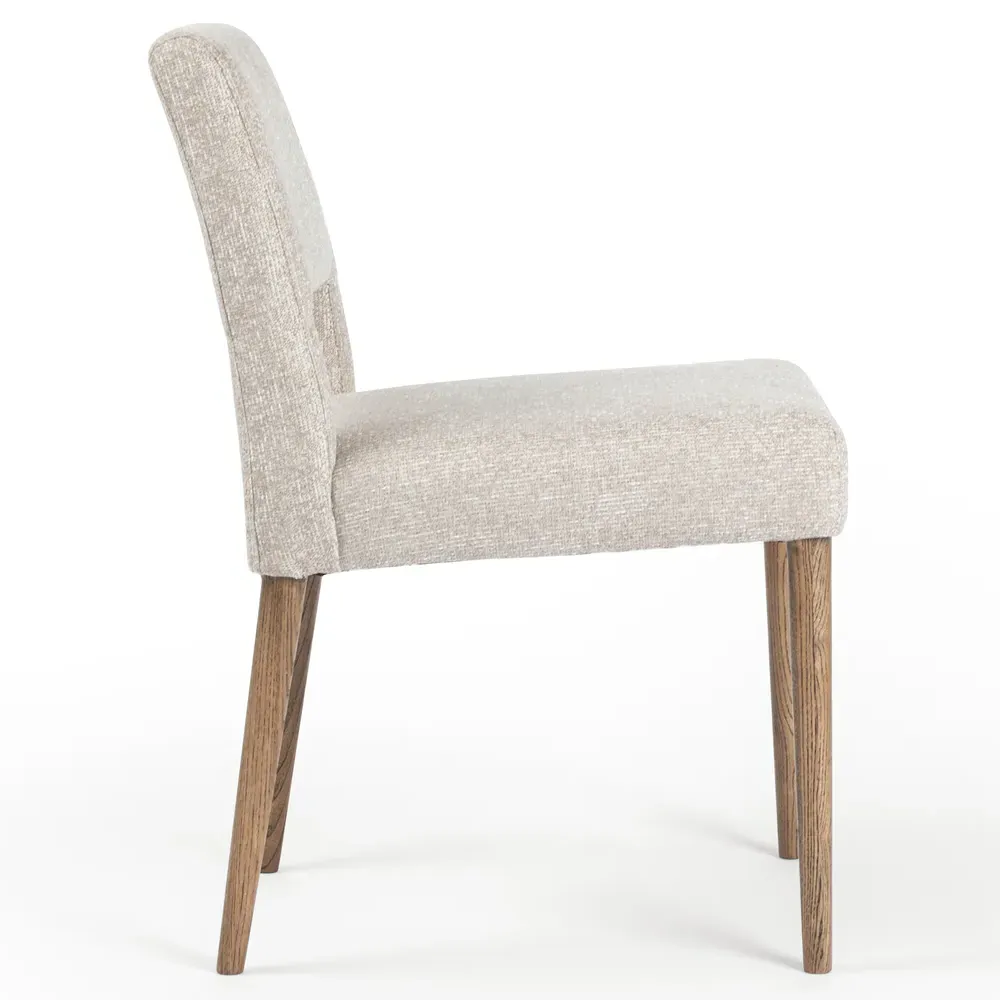 Kira Dining Side Chair - Beige, Nettlewood