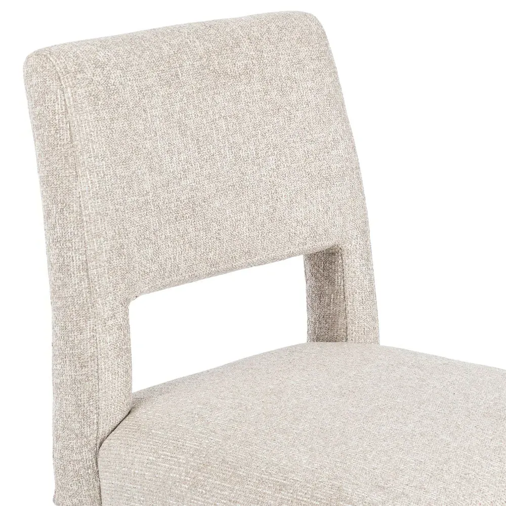 Kira Dining Side Chair - Beige, Nettlewood