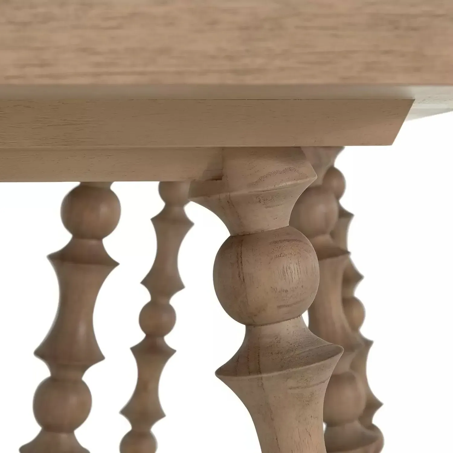 Kirkwood Rectangular Console Table - Natural Brown, Mindi Wood