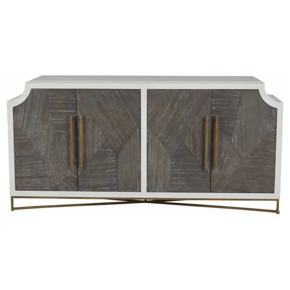 Kirsten Sideboard - White, Cerused Wood image