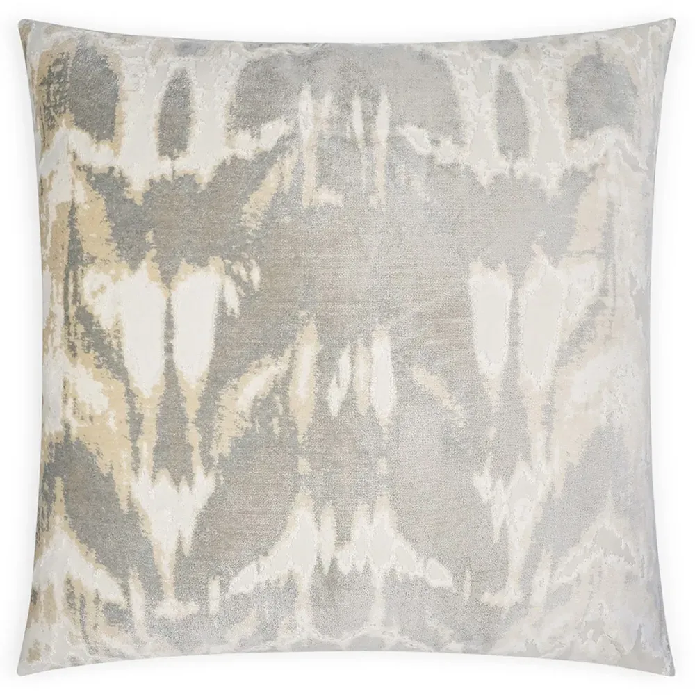 Kiyomi Abstract Throw Pillow - Brown