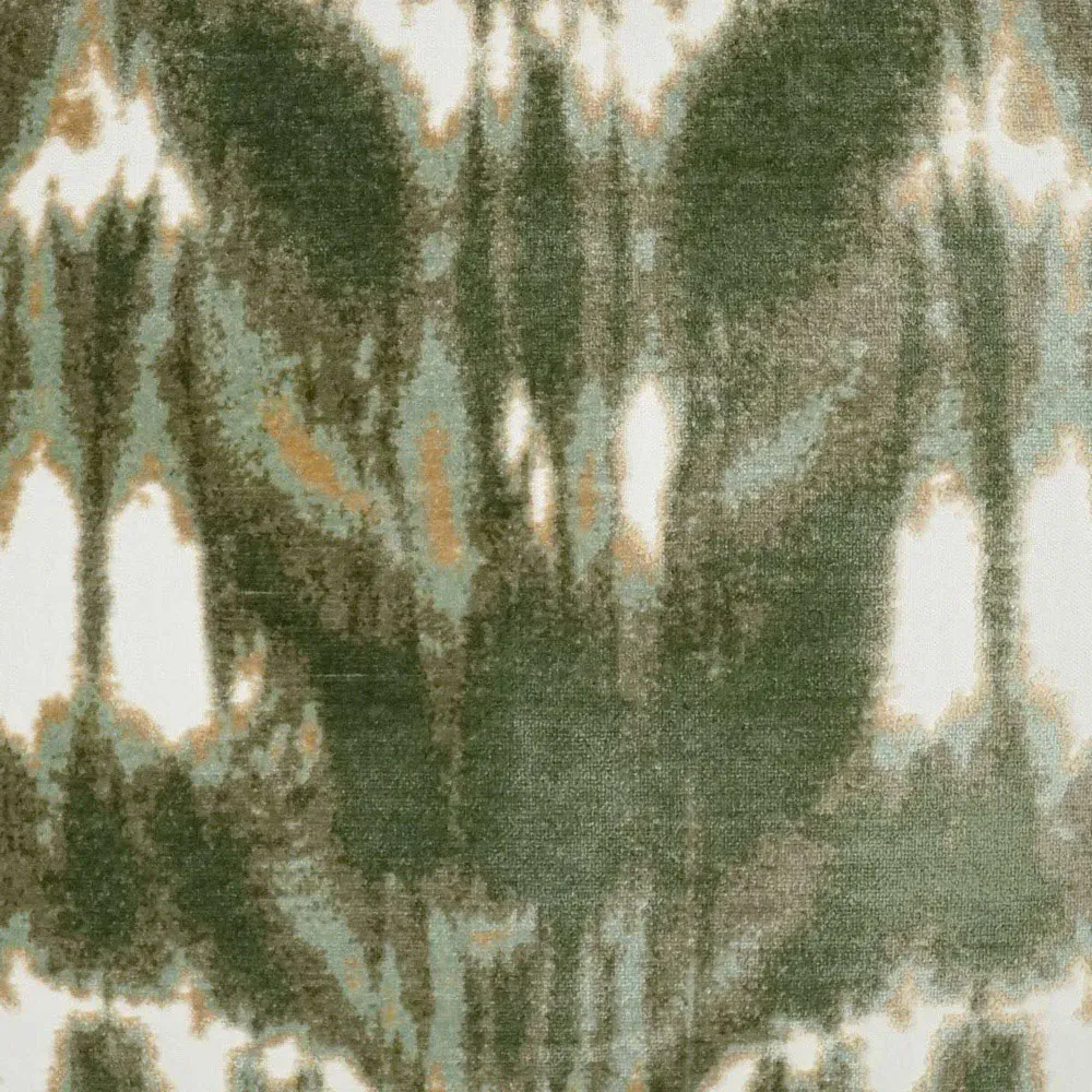 Kiyomi Abstract Throw Pillow - Eucalyptus