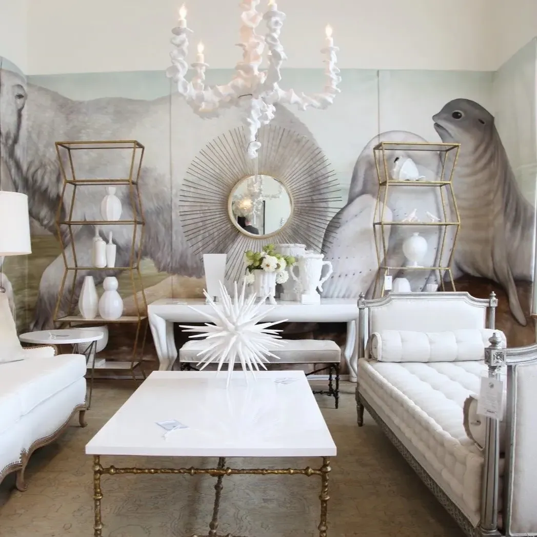 Klemm Candle Style Chandelier - Frost White, Resin