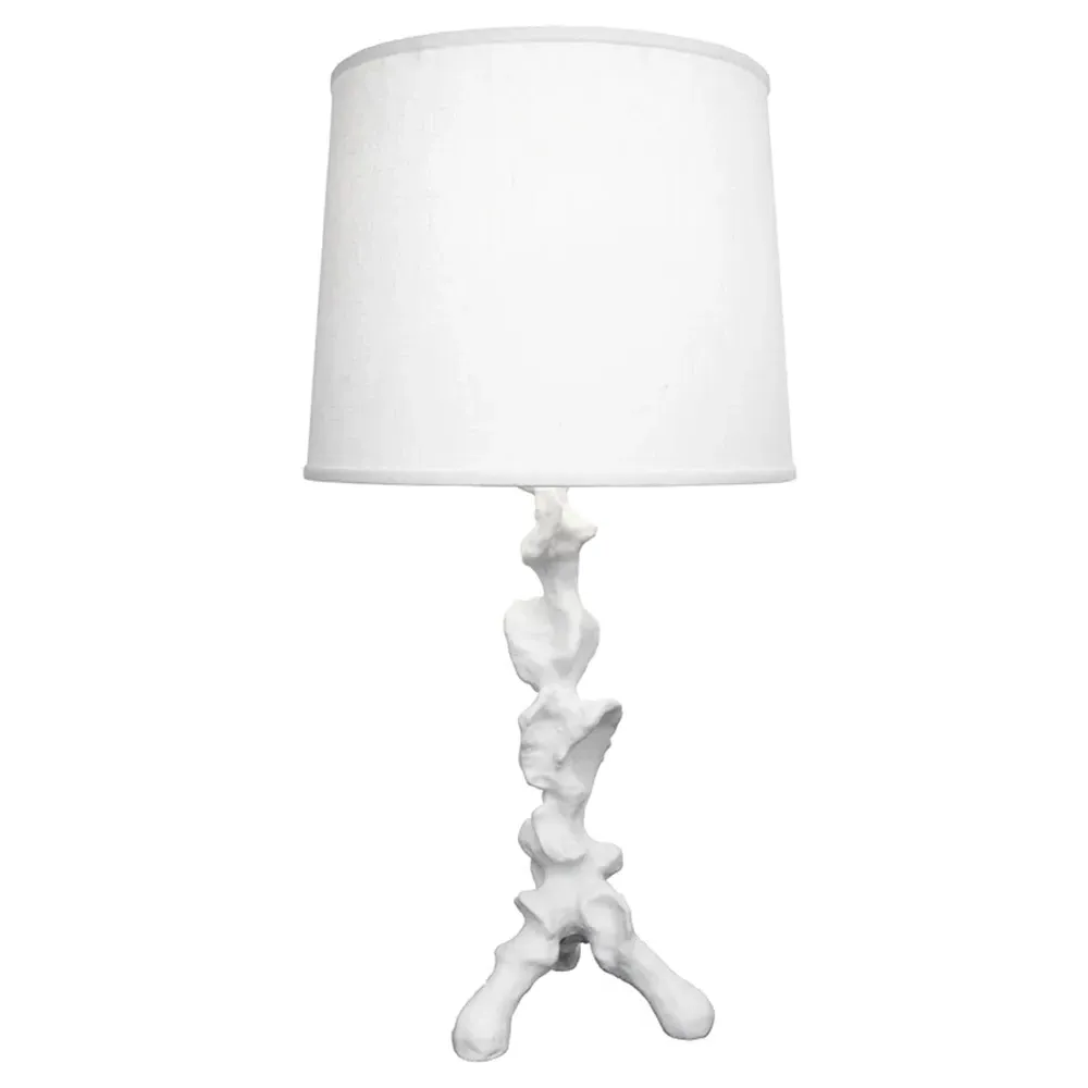 Klemm Table Lamp - Frost White, Cast Resin