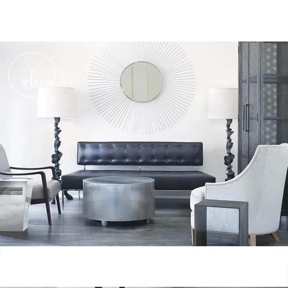 Klemm Tripod Floor Lamp - Frost White, Cast Resin