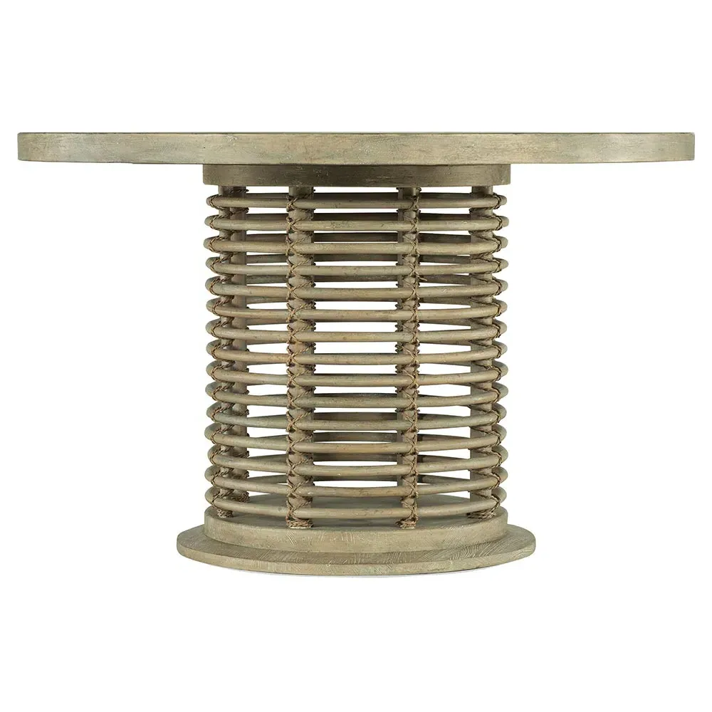 Kohana Round Pedestal Dining Table - Natural, Rattan image