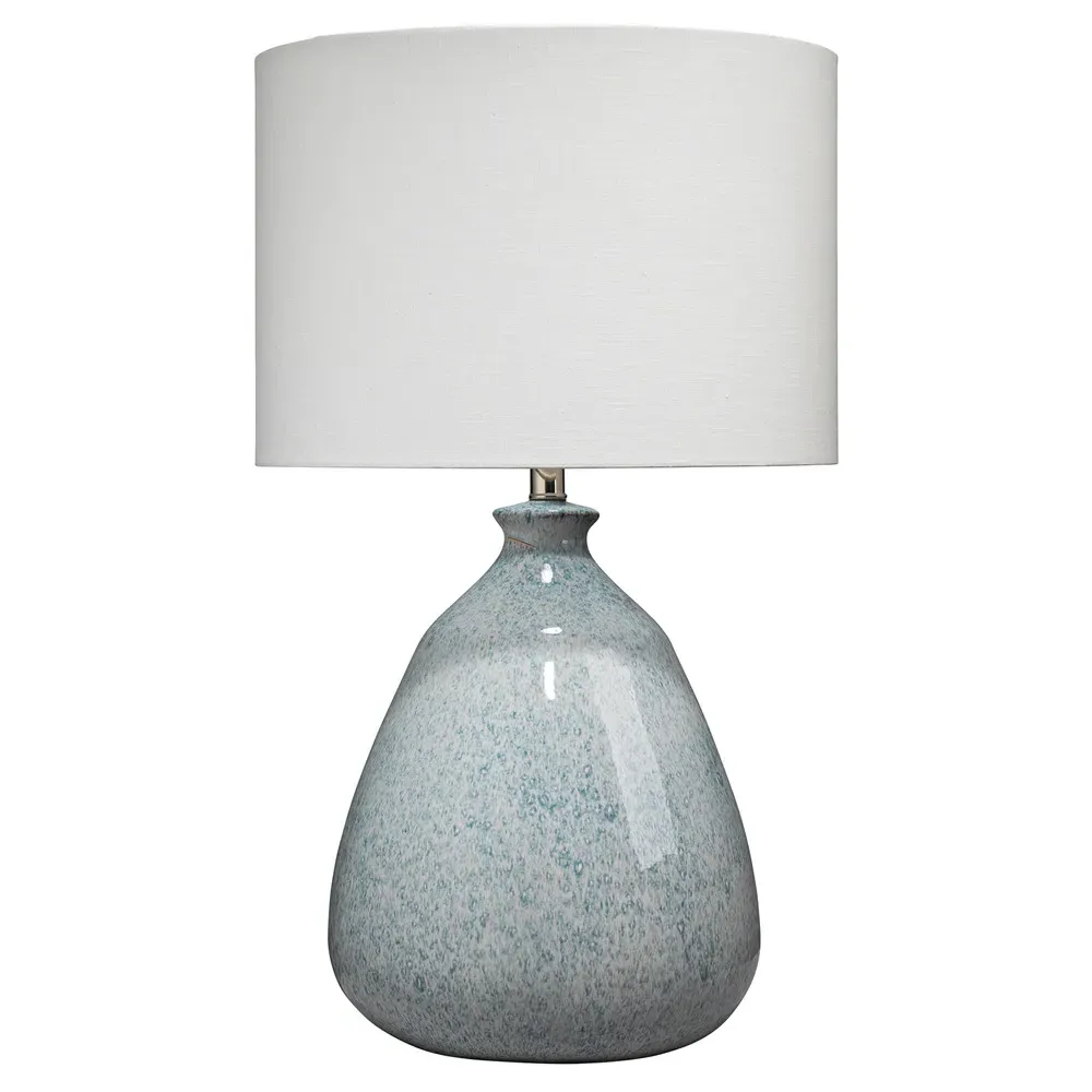 Krista Ceramic Bedside Table Lamp - Blue image