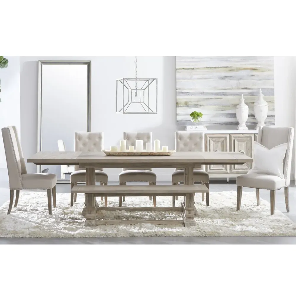 Kristoff Floor Mirror - Grey, Reclaimed Pine Wood