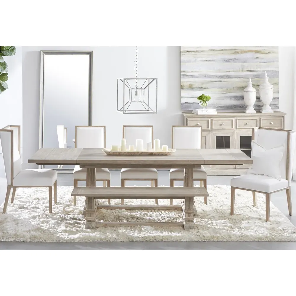 Kristoff Floor Mirror - Grey, Reclaimed Pine Wood