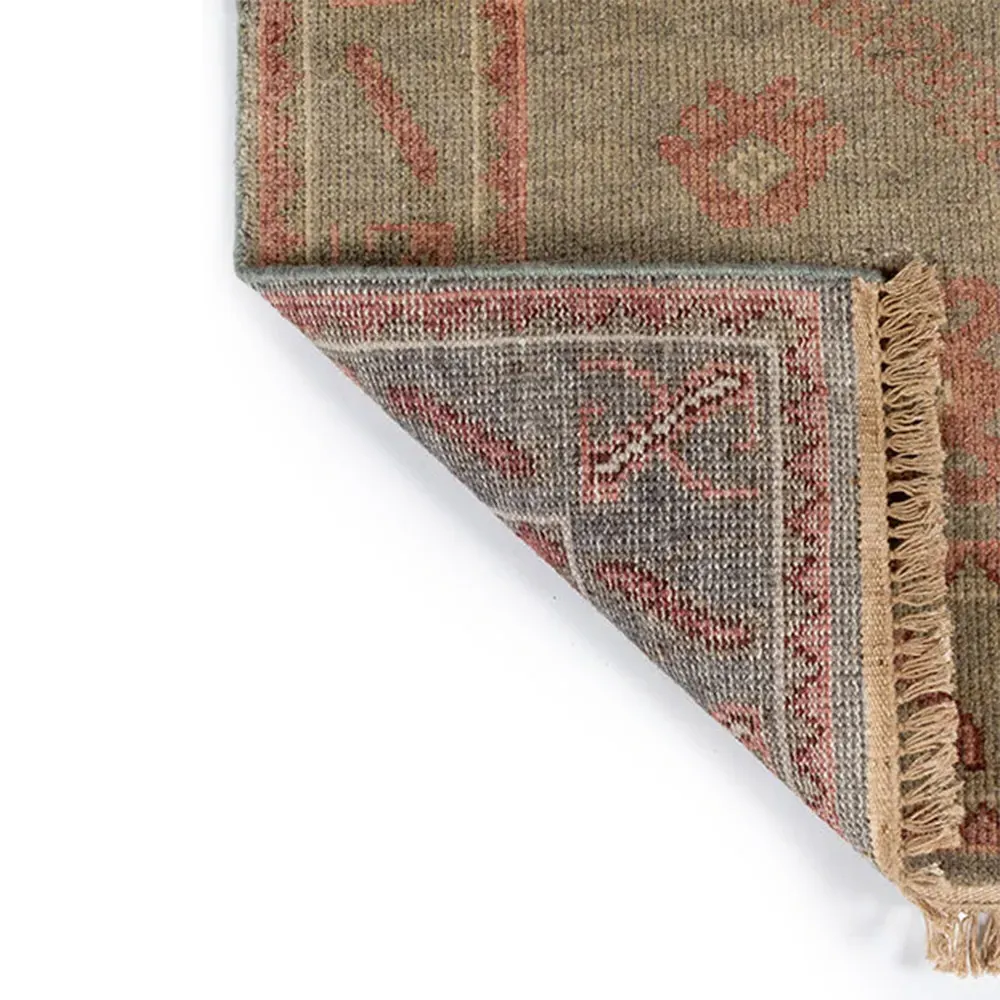 Kuku Hand Knotted Tribal Rug - Green, Wool