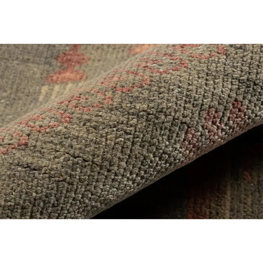 Kuku Hand Knotted Tribal Rug - Green, Wool