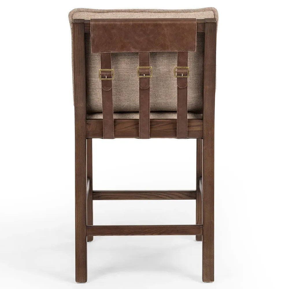 Kylie Counter Stool - Brown, Nettle Wood