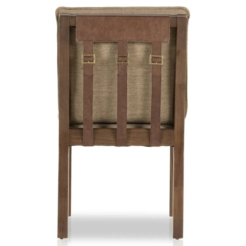 Kylie Dining Side Chair - Brown, Nettle Wood