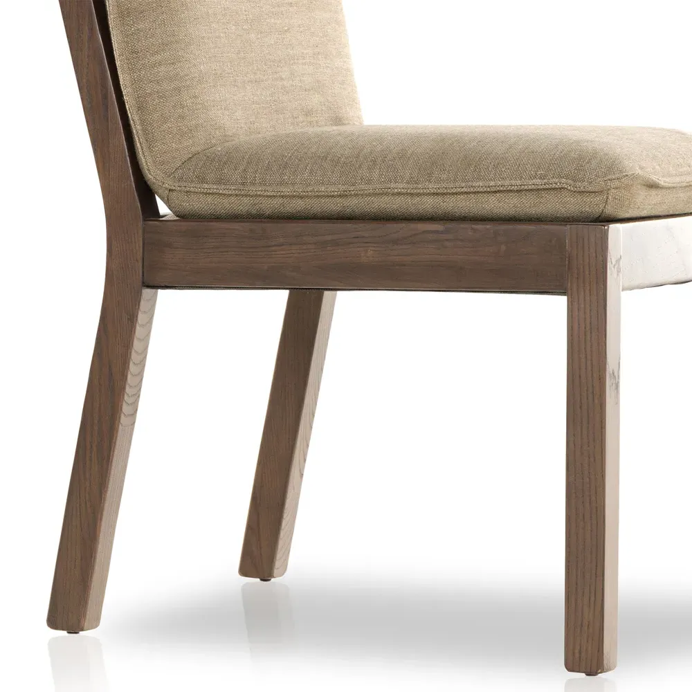 Kylie Dining Side Chair - Brown, Nettle Wood