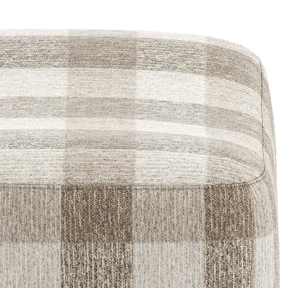 Kylo Ottoman - Dresden Pebble